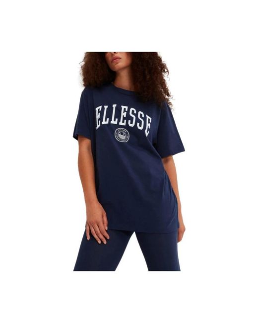 Ellesse Tops ,Blauw ,Neri Tee Shirt in het Blue
