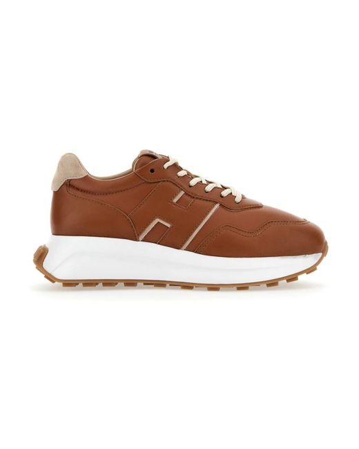 Scarpe basse marroni di Hogan in Marrone Lyst