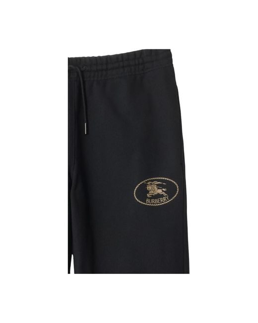 Burberry Broeken ,Zwart ,Zwarte Stijlvolle Broek in het Black