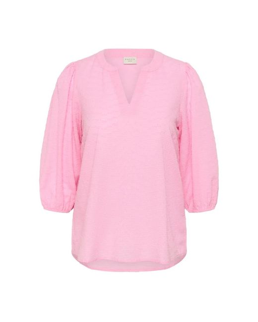 Blouses Kaffe en coloris Pink