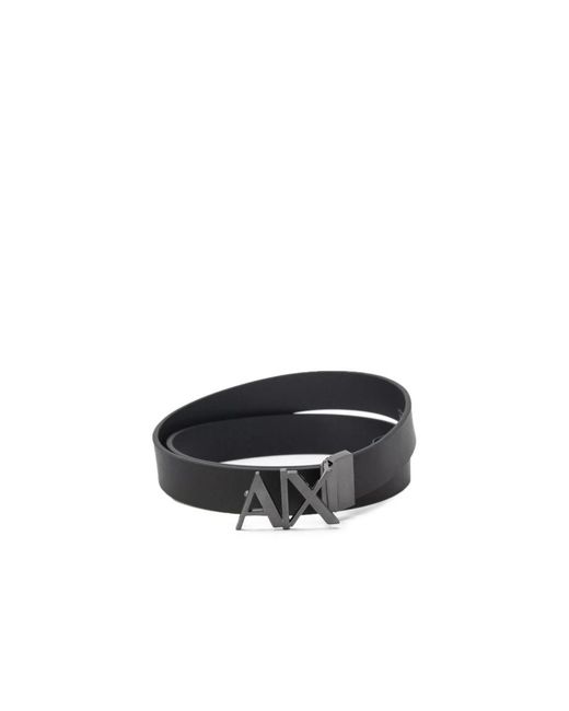 ARMANI EXCHANGE Black Belts for men
