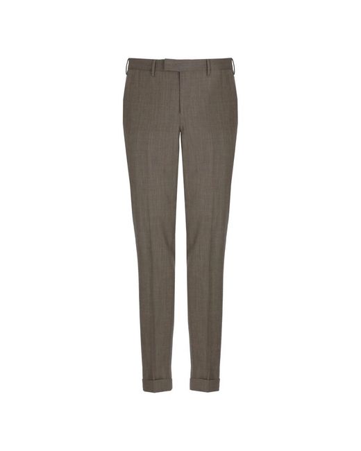 PT Torino Gray Suit Trousers for men