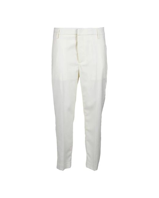 Dondup Wolmix Stretchbroek in het Gray
