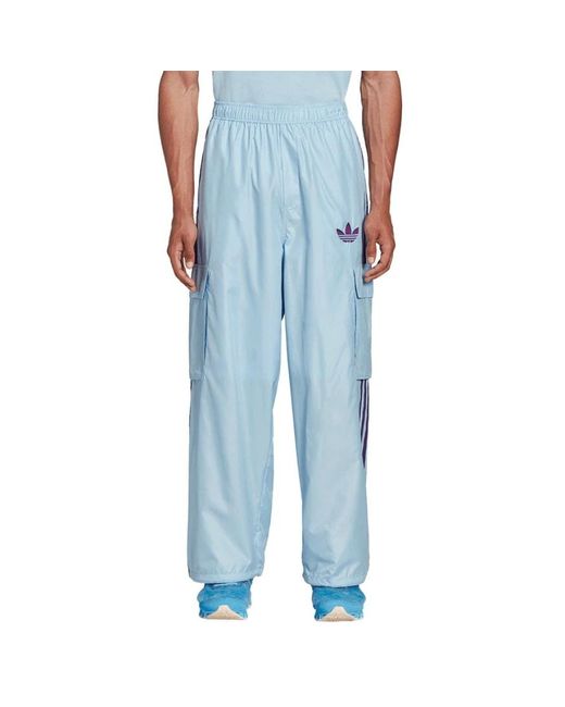 Adidas Kerwin frost baggy track pants in Blue für Herren