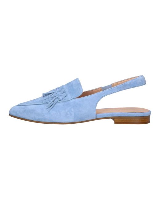 Stefano Lauran Blue E2575 Slingbacks