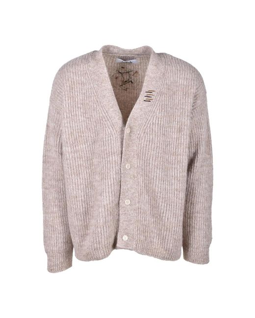Adish Cardigan Over in het Natural voor heren