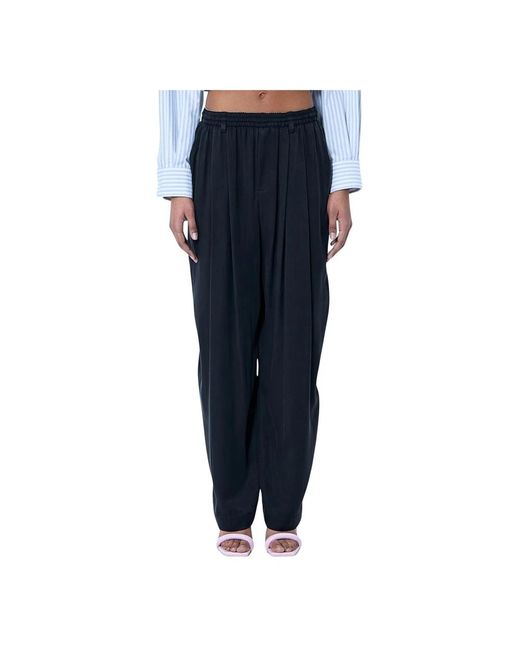Tapered Trousers di Alexander Wang in Blue