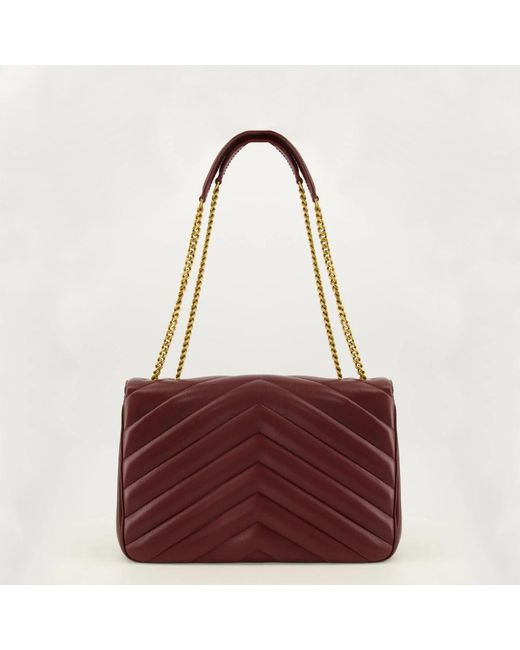 Saint Laurent Purple Shoulder Bags