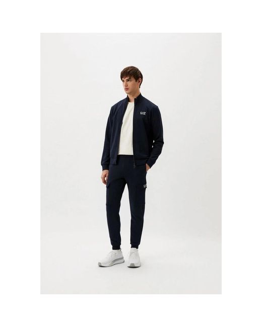 EA7 Sweatpants in het Blue voor heren