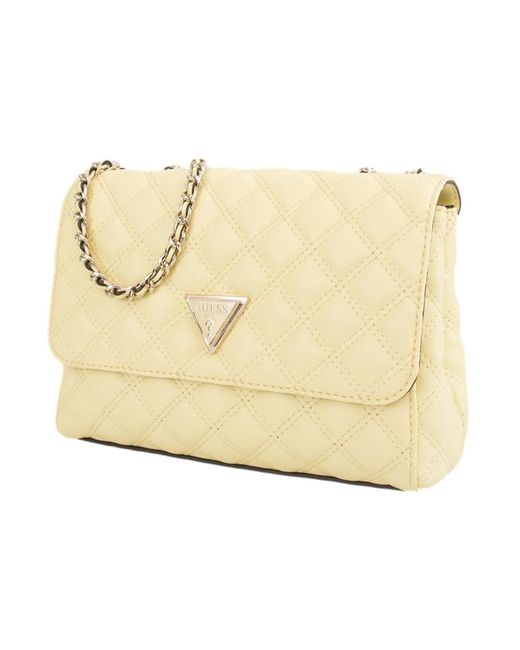 Guess Natural Gelbe Taschen Für Stilvolle Outfits