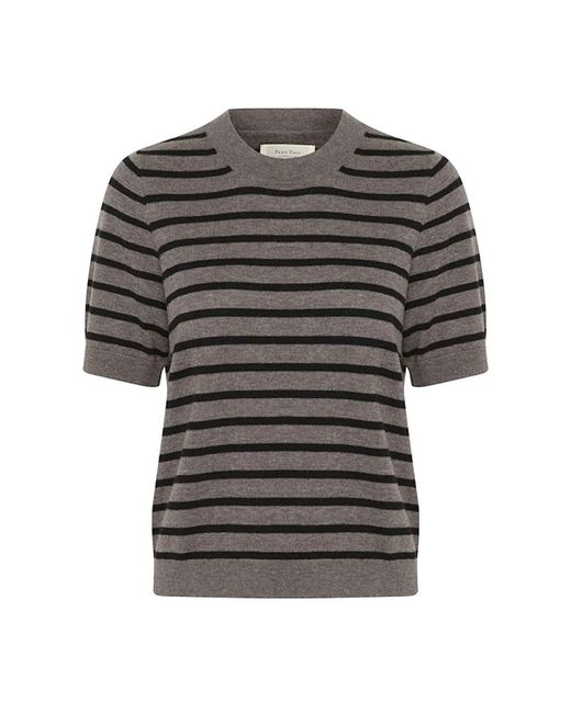 Part Two Black Round-Neck Knitwear