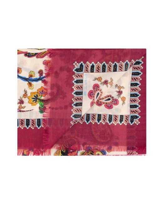 Etro Pink Scarves