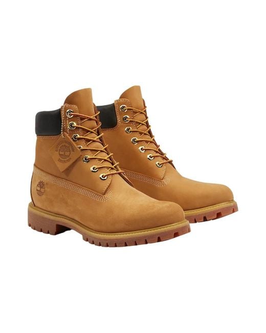 Timberland Brown Lace-Up Boots for men