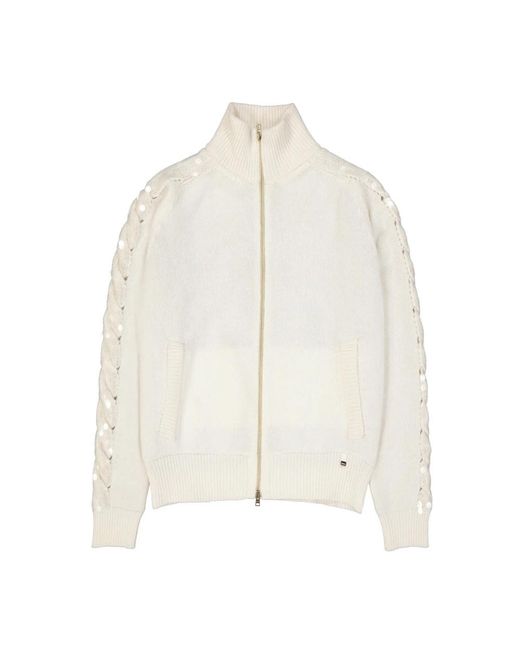 Herno Jassen ,Kasjmier Cashmere Cardigan in het White