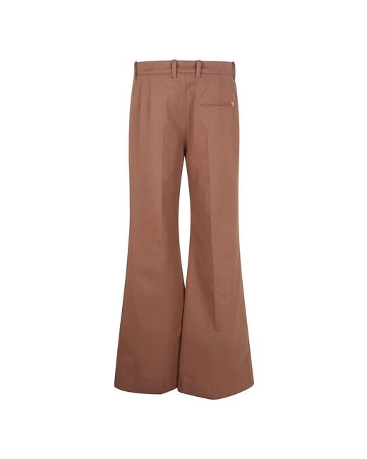 Chloé Brown Wide Trousers