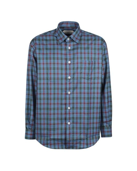NAMACHEKO Blue Casual Shirts for men