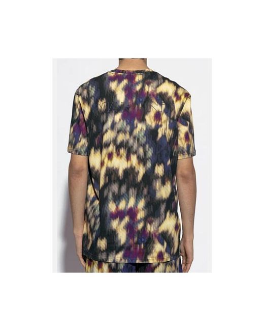 Isabel Marant Multicolor Printed Cotton Crew Neck T-Shirt for men