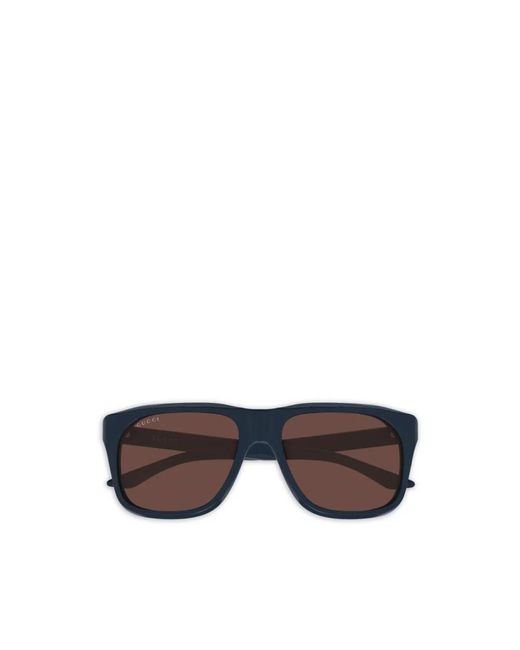 Gucci Blue Gg2077S Aviator Sunglasses for men