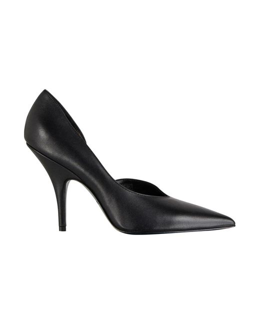 Zapatos de tacón alto negros minimalistas Patrizia Pepe de color Black