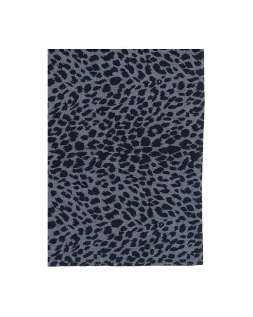 Aspesi Blue Winter Scarves