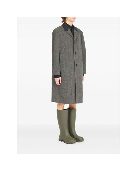 Single-Breasted Coats Maison Margiela pour homme en coloris Gray