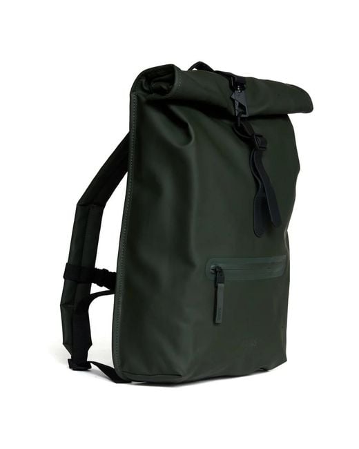 Rains Green Backpacks