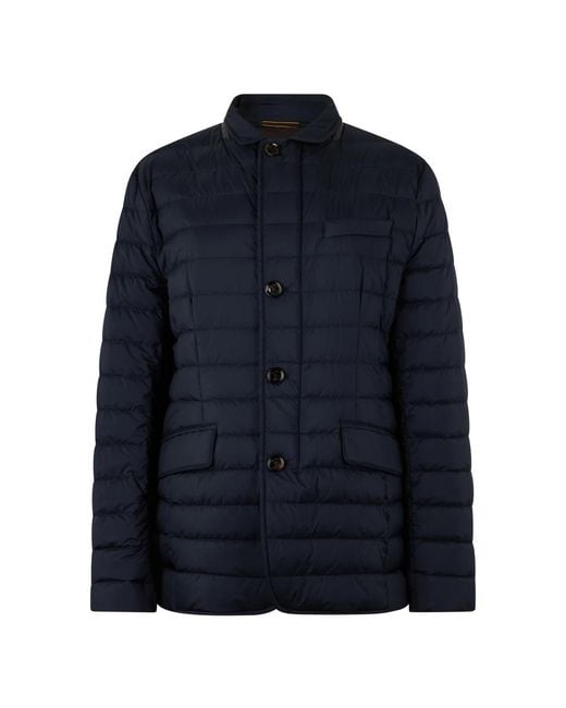 Moorer Blue Down Jackets for men