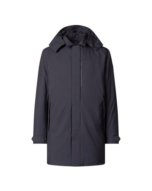 Save The Duck Gewatteerde Jas Met Capuchon in het Blue voor heren