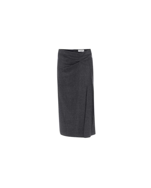 Victoria Beckham Blue Midi Skirts