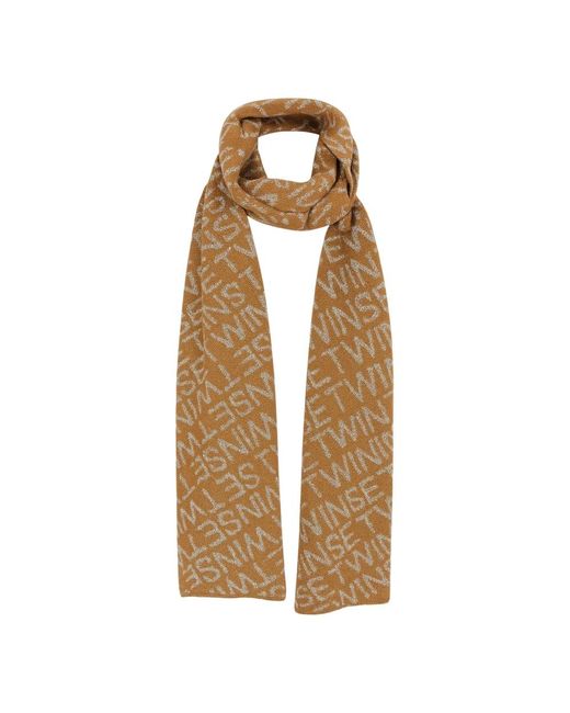 Twinset Brown Winter Scarves