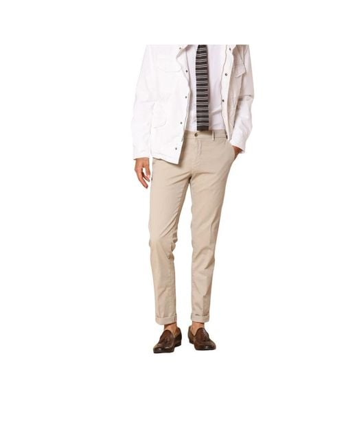 Chinos di Mason's in Natural da Uomo