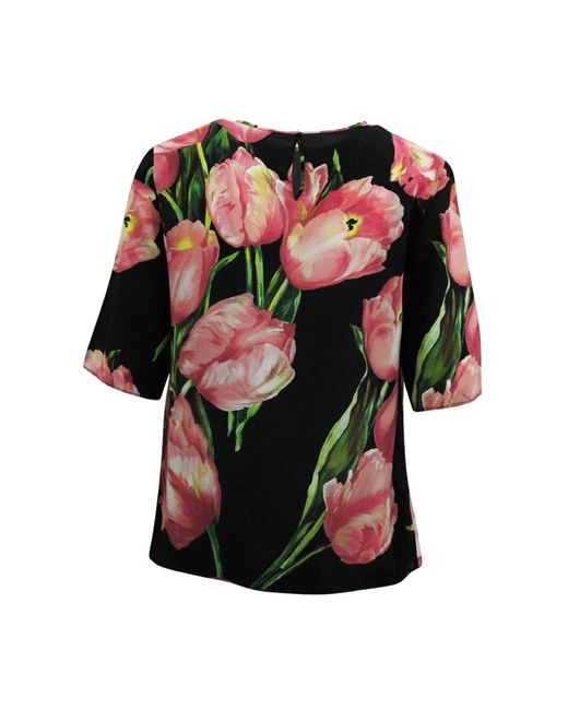 Dolce & Gabbana Black Blouses