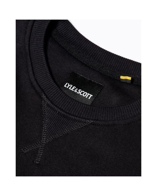 Lyle & Scott Black Round-Neck Knitwear for men