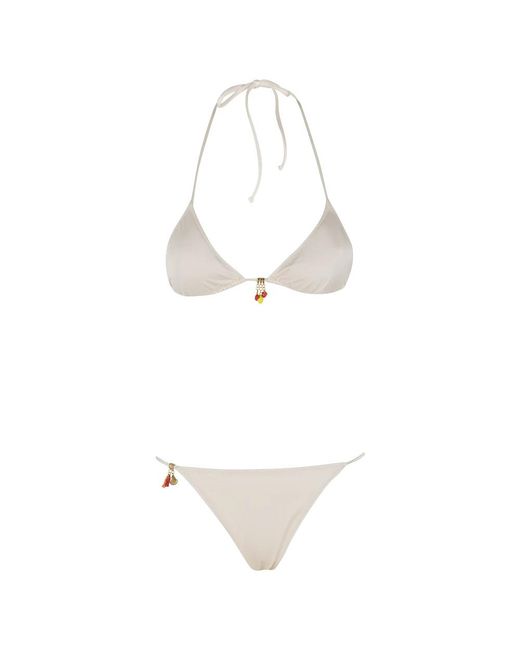 Mc2 Saint Barth Triangle Bikini in het White