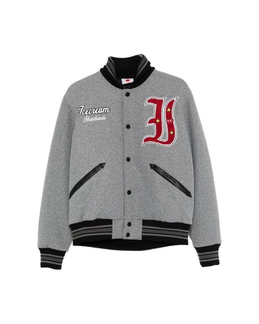 ICECREAM Cotton Bomberjack in het Gray voor heren