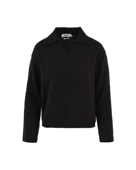 Not Shy Black Polo Shirts
