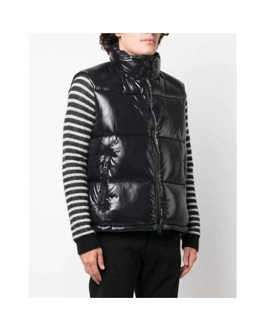 Save The Duck Aliantus puffer vest jacket schwarz in Black für Herren