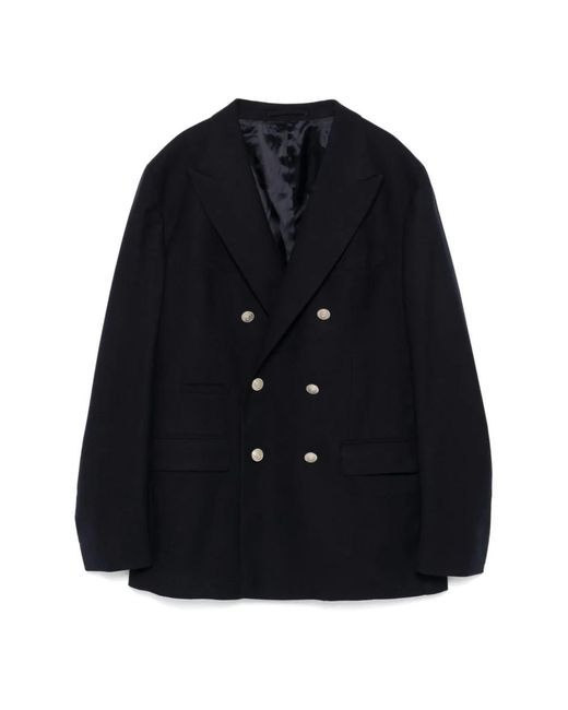 Eleventy Jassen ,Blauw ,Wol Marineblauwe Wollen Blazer in het Blue voor heren