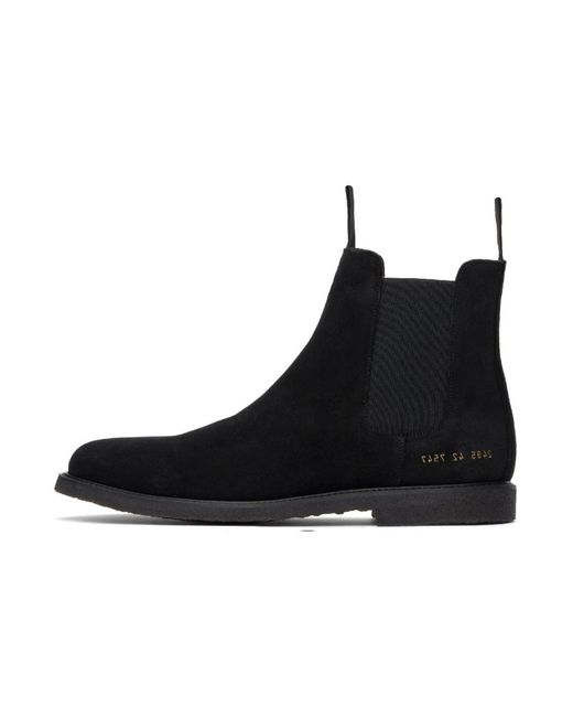 Common Projects Chelsea Boots in het Black voor heren
