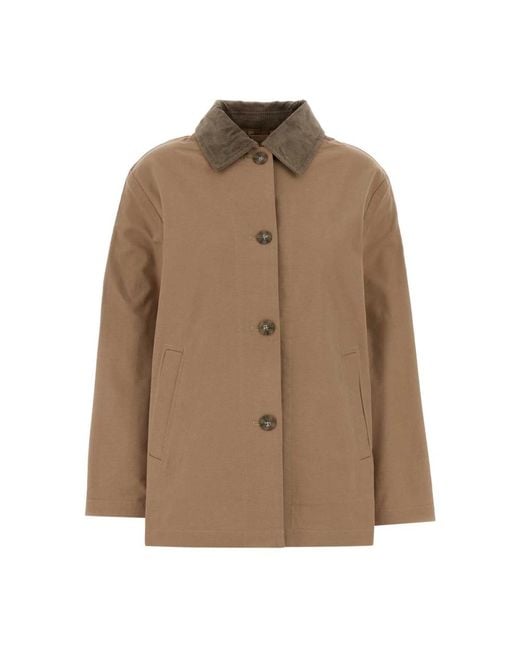 Calvin Klein Natural Single-Breasted Coats for men