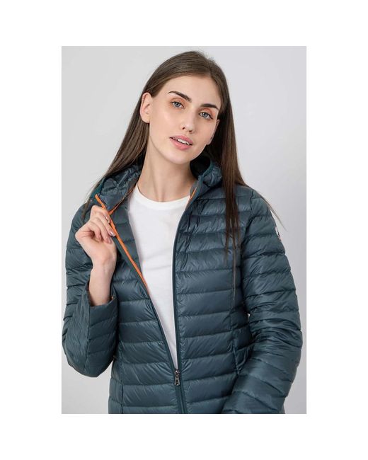 J.O.T.T Jassen ,Blauw ,Leer Cloe Jas in het Blue