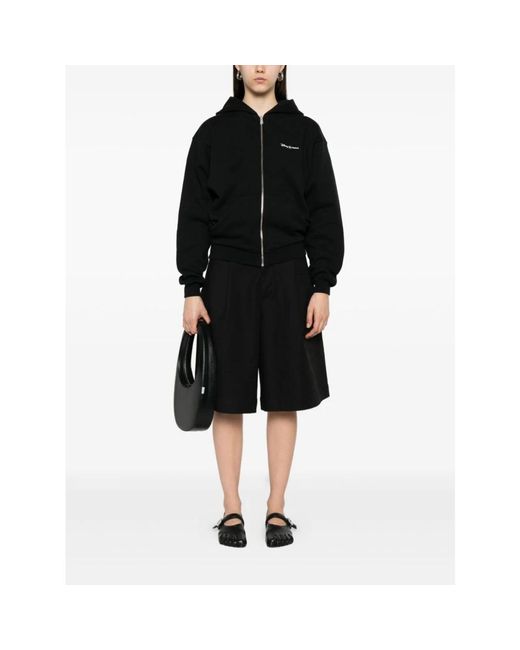 Coperni Hoodies & Sweatvesten ,Zwart ,Katoen Zwarte Sweater Met Capuchon En Disney Detail in het Black