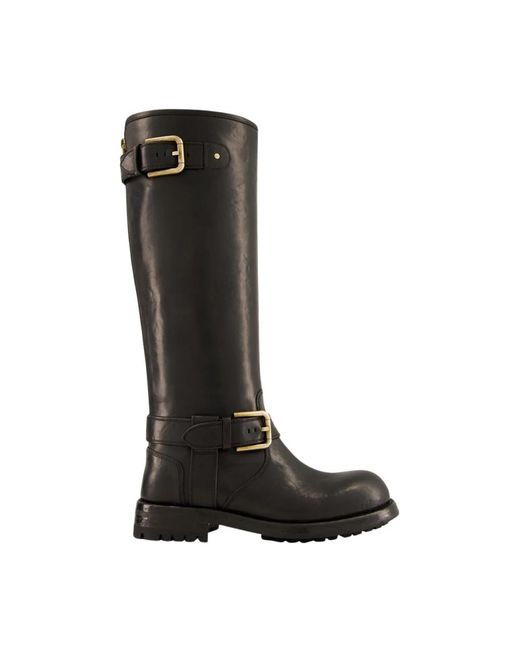 Dolce & Gabbana Black High Boots