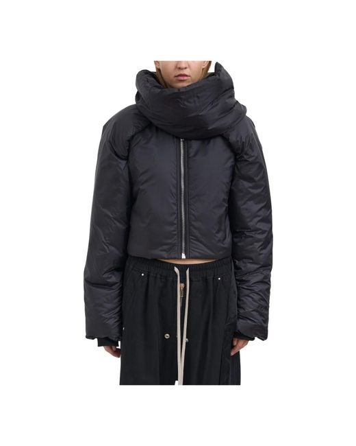 Rick Owens Black Winter Jackets