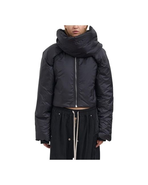 Rick Owens Black Winter Jackets