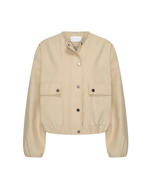 By-Bar Maggie Canvas Jacket in het Natural