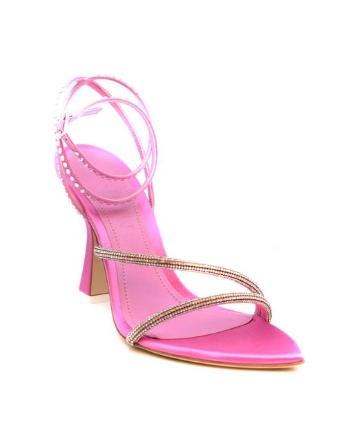 3Juin Pink High Heel Sandals