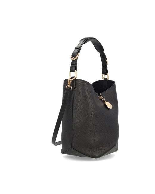 Lanvin Black Catch Medium Bucket Bag