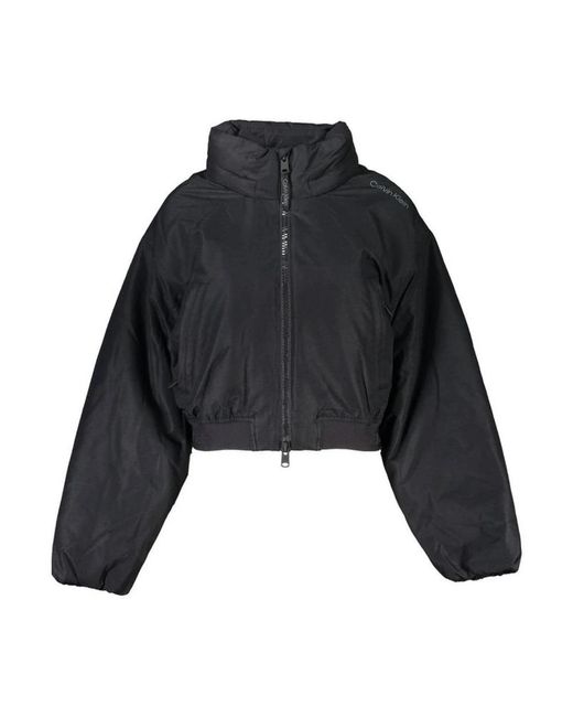 Calvin klein black rain jacket hot sale