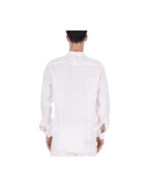 Altea Leinenhemd clark in White für Herren